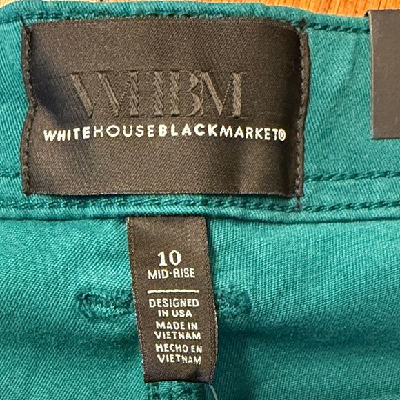 White House Black Market Teal Ankle Pants - Picture 4 of 13